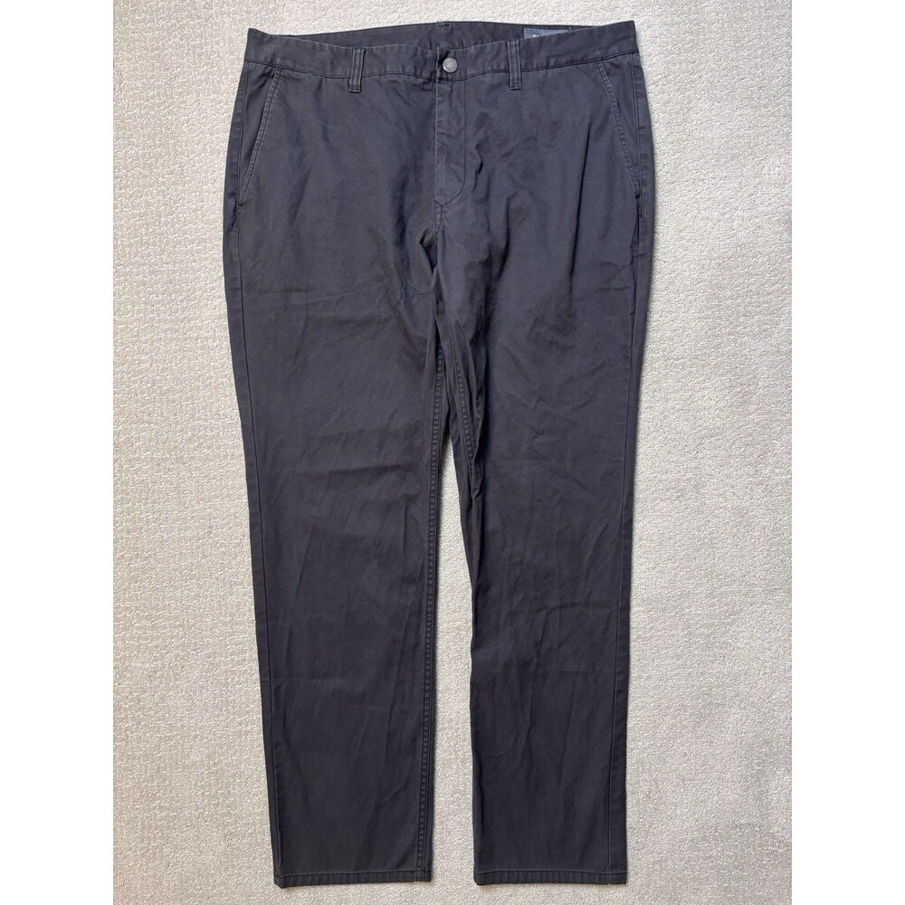 Bonobos Original Washed Chino Pants Mens 38x32 Athletic Fit 100% Cotton Grey